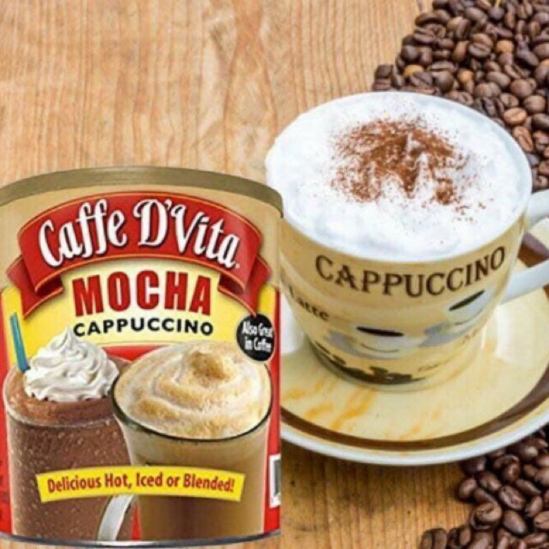 Bột cà phê hoà tan Caffee D’Vita Mocha Cappuccino 1,8kg Date 11/2024