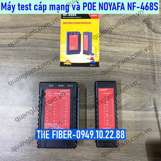 Máy test cáp mạng và đo kiểm poe noyafa nf-468s