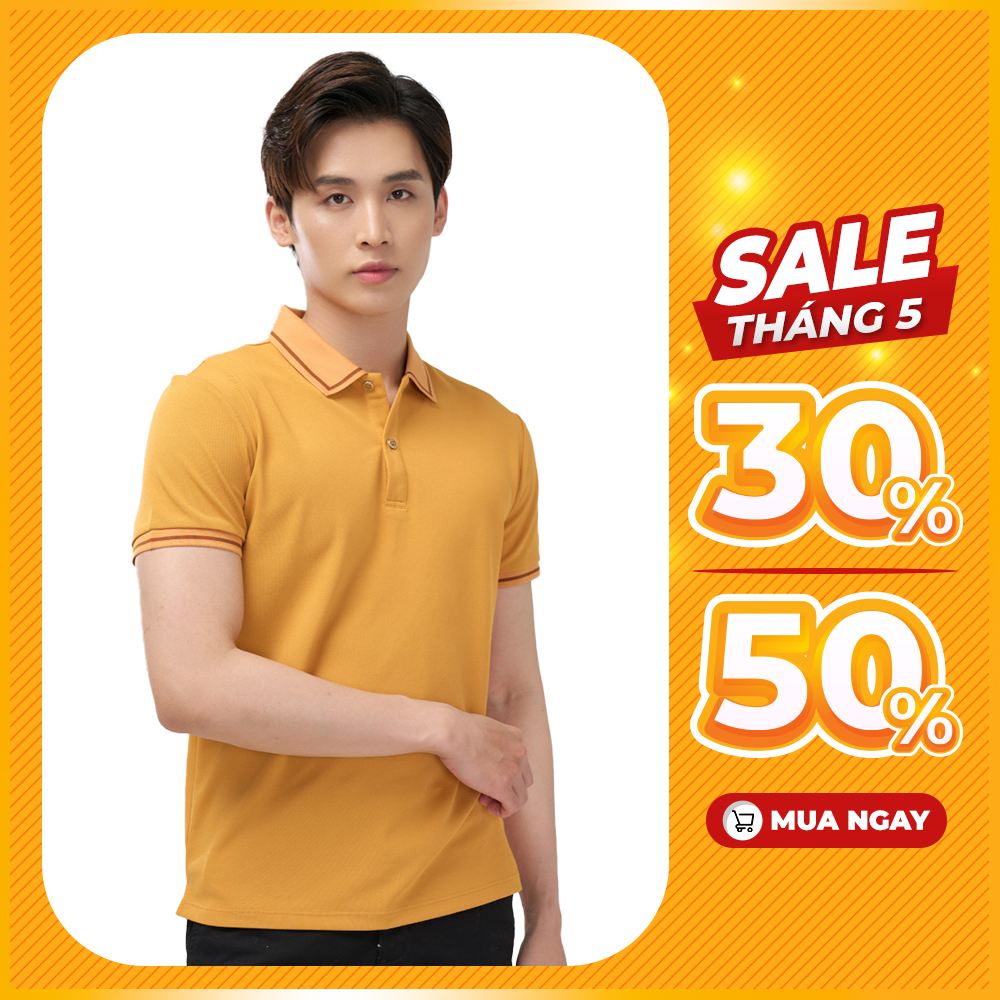 Áo thun polo nam YODY sợi cafe tay ngắn cổ bẻ phù hợp cho công sở đi chơi APM4235
