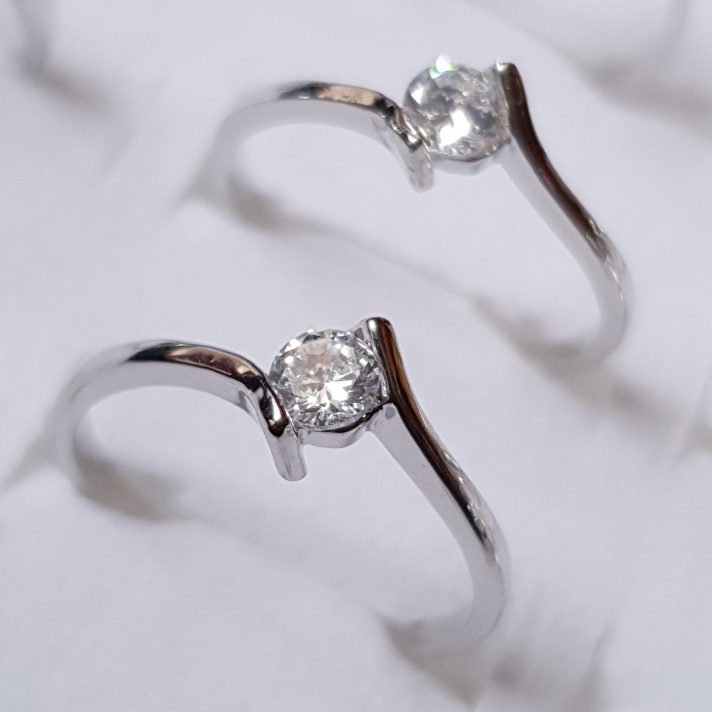 Nhân mạ bạc, nhẫn thời trang, hàng si Nhật Bản
