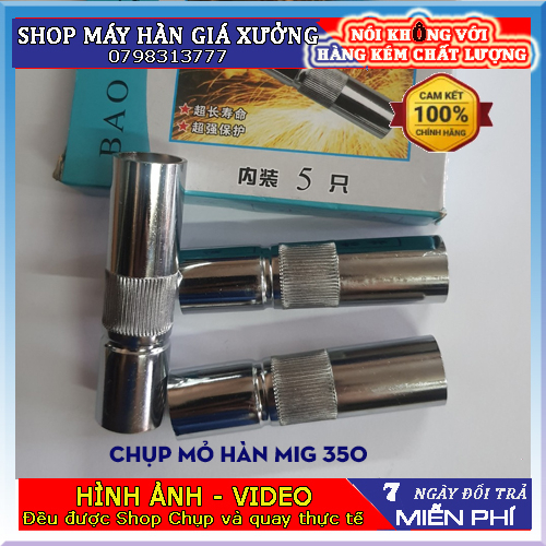 5 cái Chụp khí mỏ hàn Mig 350 -- Phụ kiện máy hàn MIG/MAG