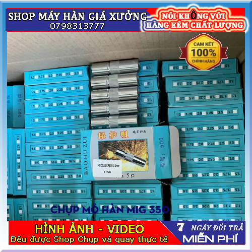5 cái Chụp khí mỏ hàn Mig 350 -- Phụ kiện máy hàn MIG/MAG