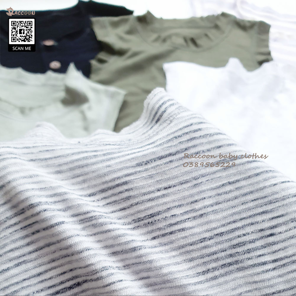 Áo ba lỗ bé trai chất Cotton Organic H.M