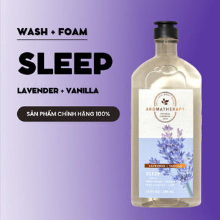Sữa tắm Bath & Body Works Aromatherapy Lavender + Vanilla Body Wash 295ML