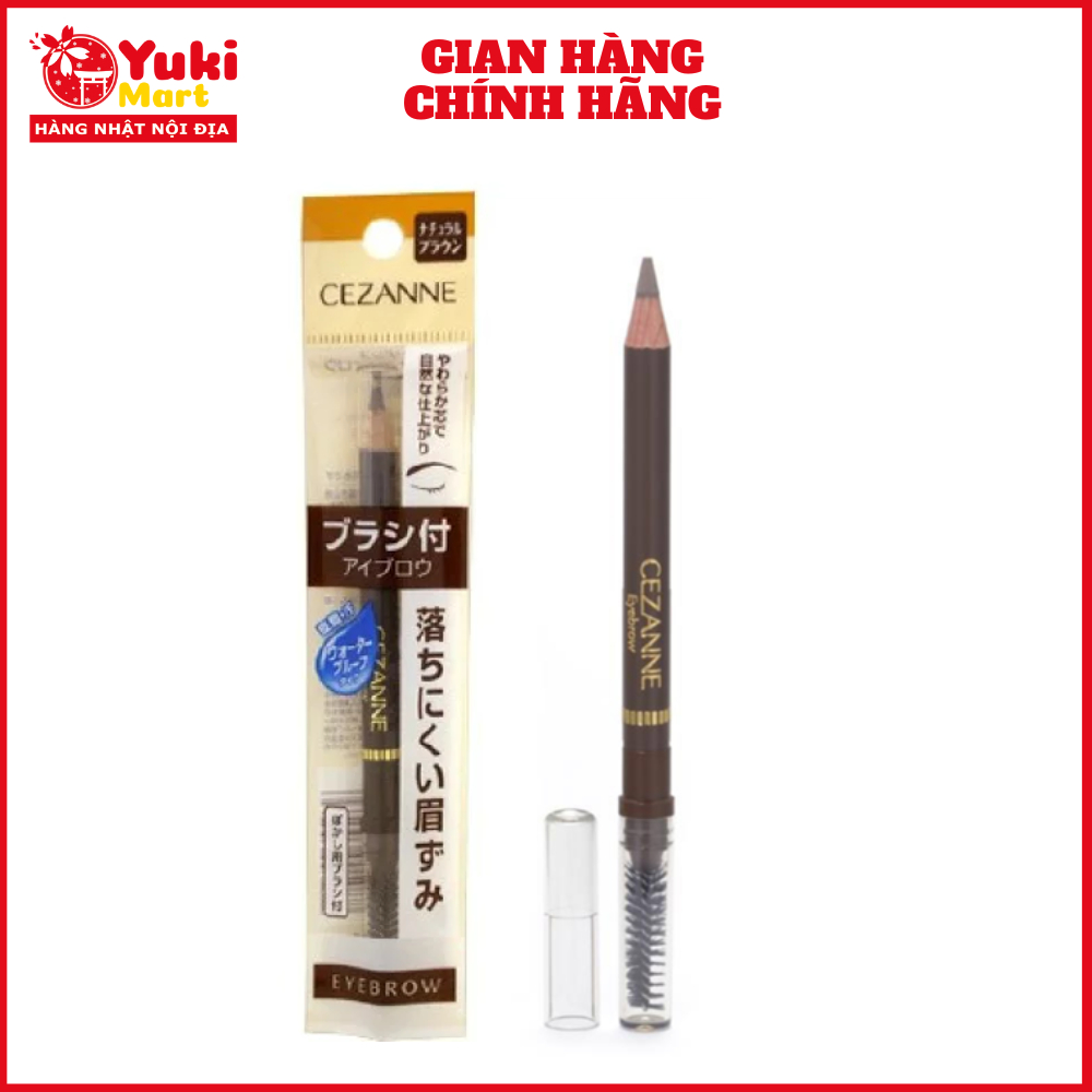 Chì kẻ mày Cezanne Brush Eyebrow 7.4g Nhật Bản