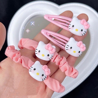 Kẹp tóc mái, cột tóc Hello Kitty