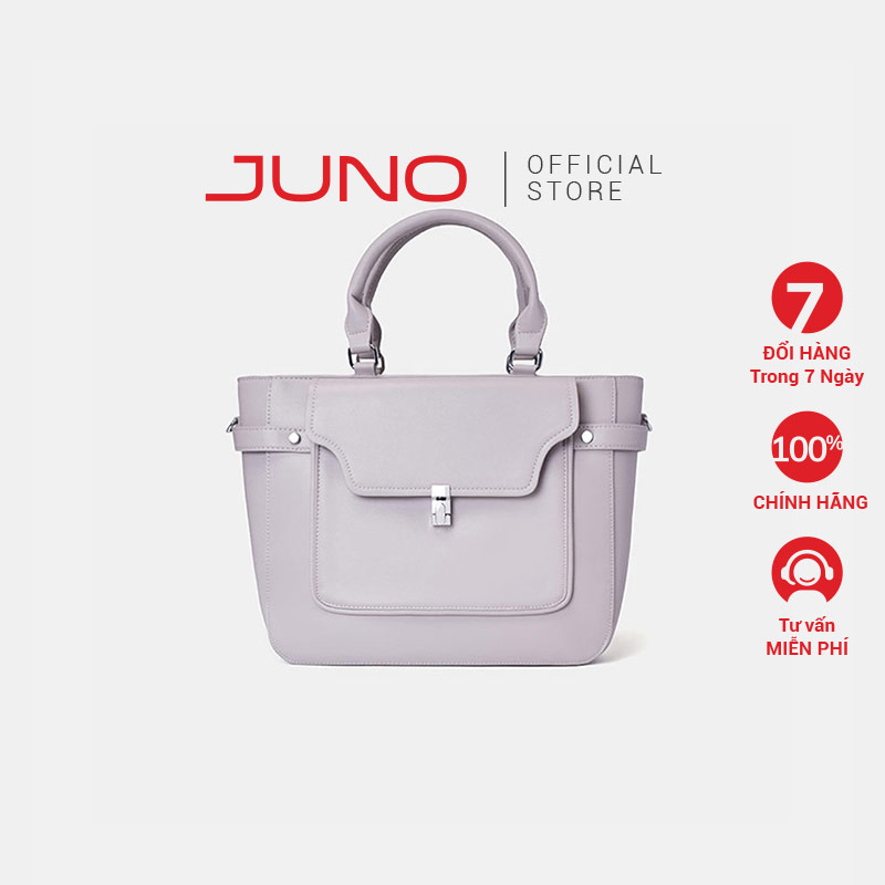 Túi Xách Lớn Nữ Thời Trang JUNO Tote Lớn Trang Trí Khóa TXL076