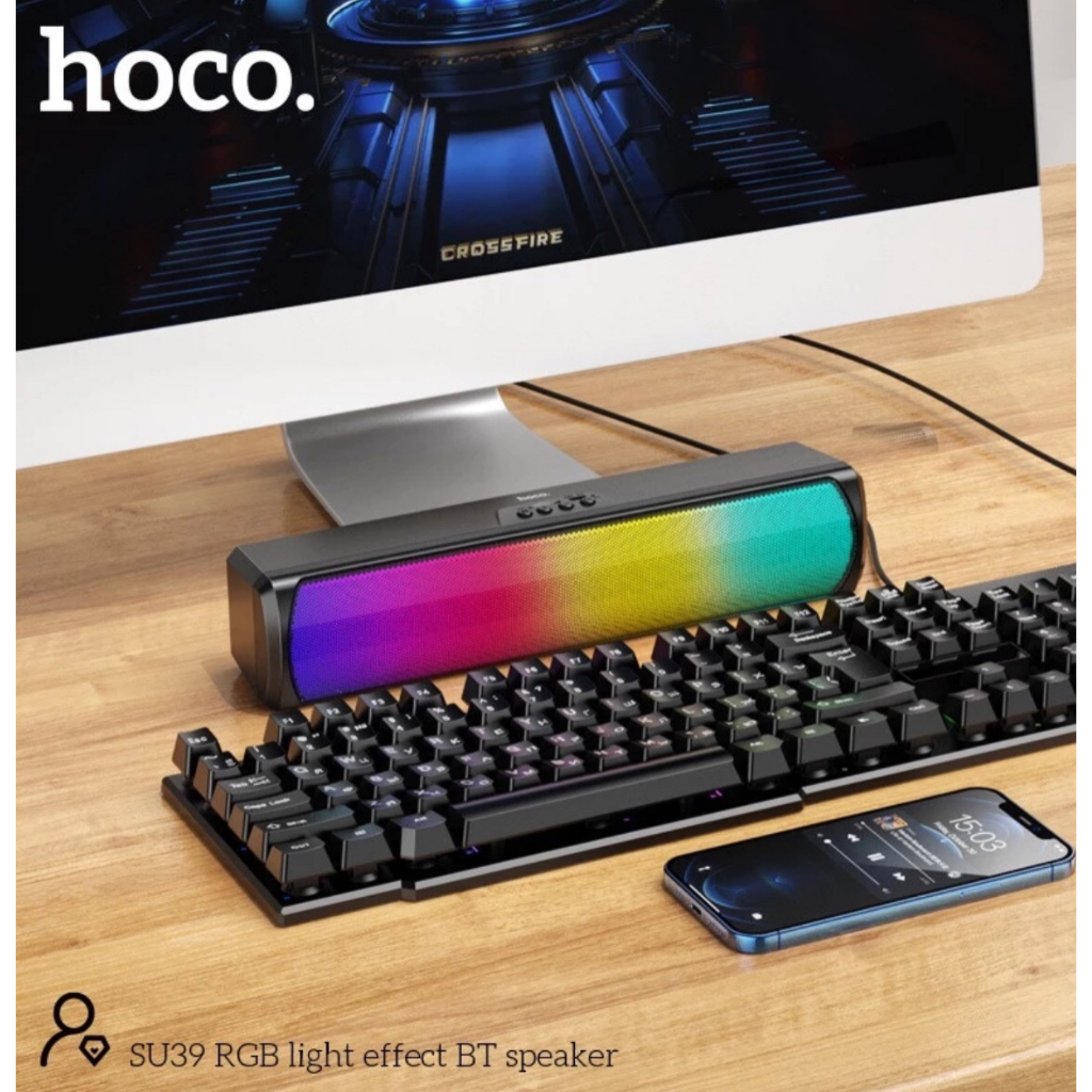 Loa bluetooth bass mạnh Hoco SU39, âm thanh hay, bảo hành 12 tháng, lỗi 1 đổi 1