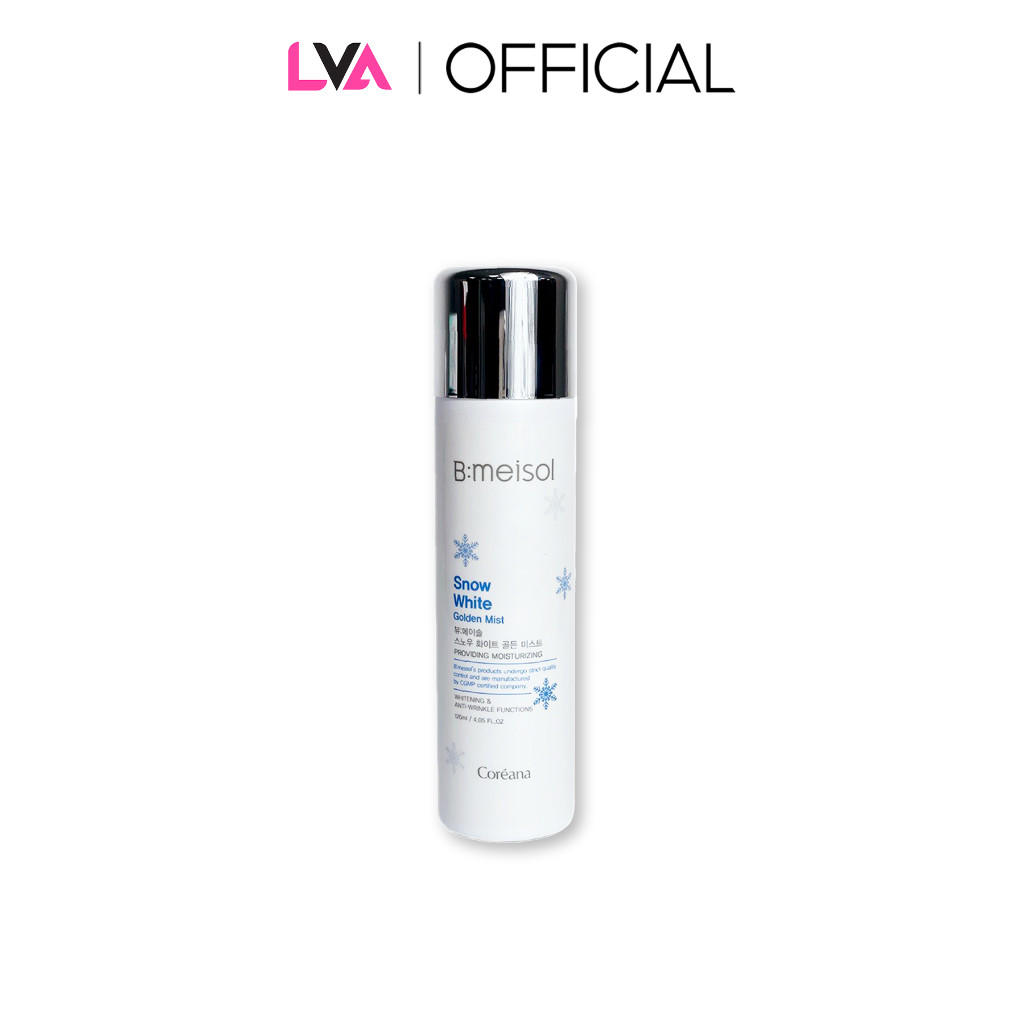 Xịt khoáng dưỡng trắng, cho da căng bóng Bmeisol Snow White Golden Mist 120ml