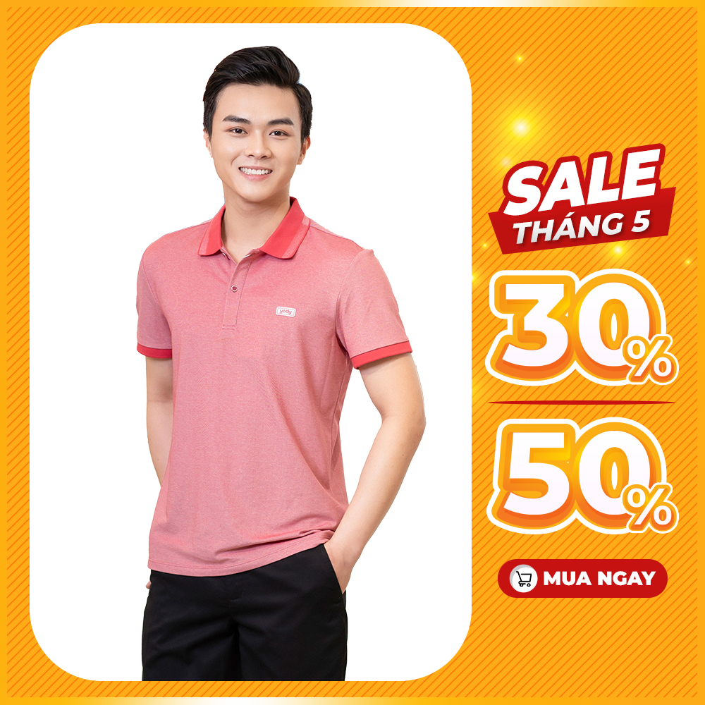 Áo thun polo nam YODY cổ bẻ vải mắt chim cao cấp thoáng mát nhiều màu APM3299
