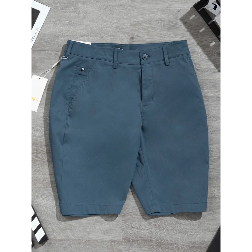 Quần Short Kaki Mềm Nam Phối Túi Sườn Thoải Mái, Phong Cách