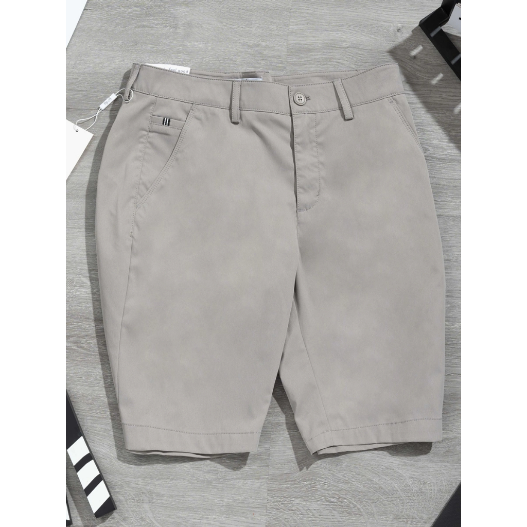 Quần Short Kaki Mềm Nam Phối Túi Sườn Thoải Mái, Phong Cách