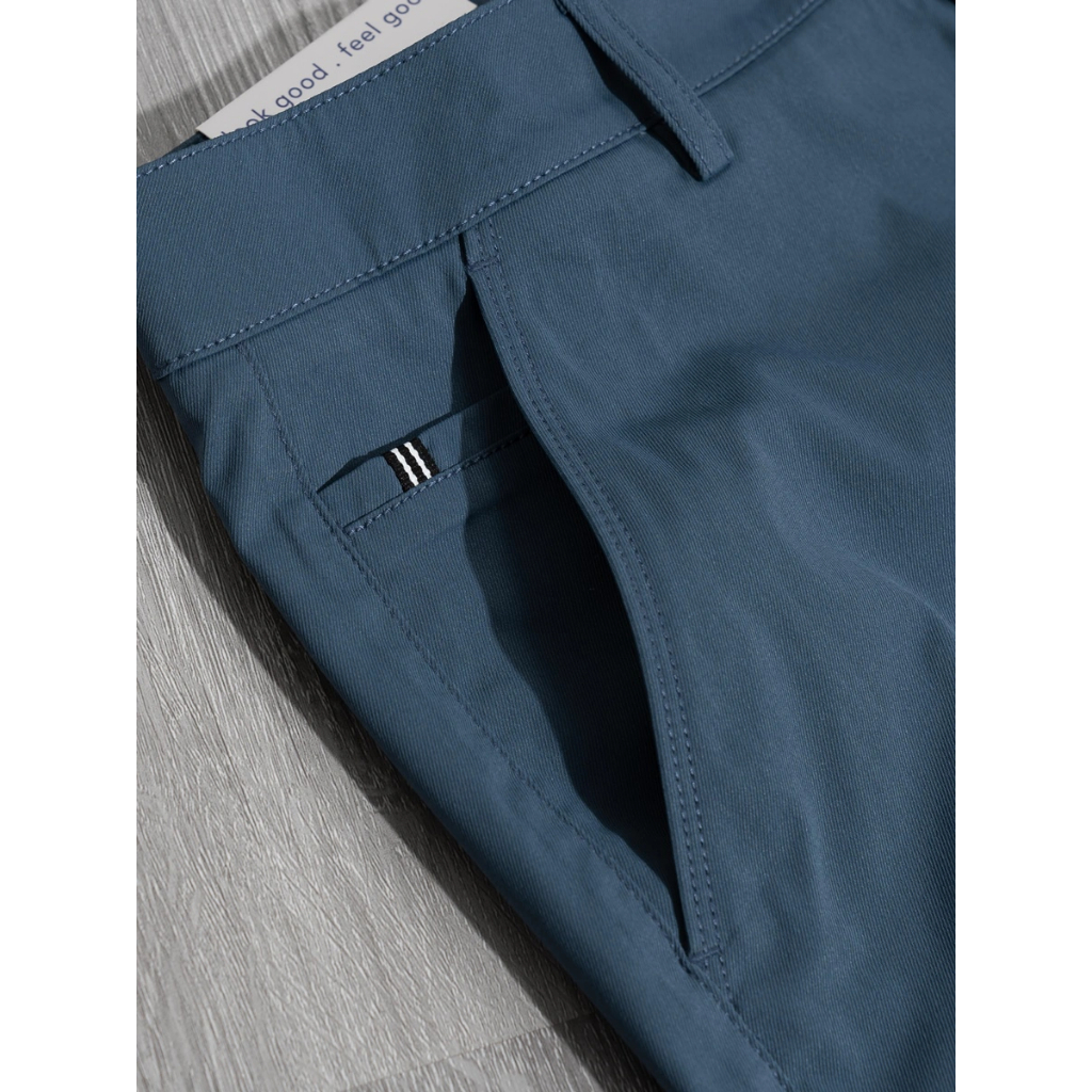 Quần Short Kaki Mềm Nam Phối Túi Sườn Thoải Mái, Phong Cách