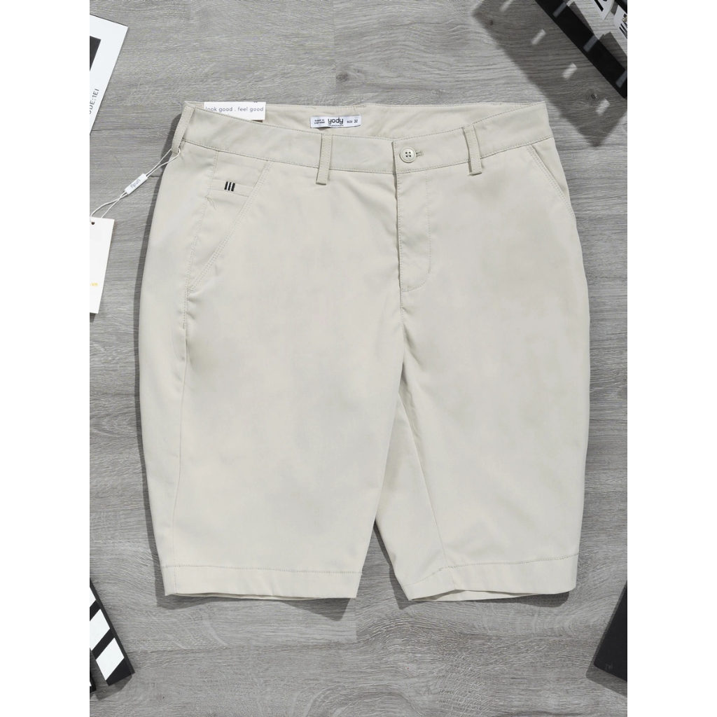 Quần Short Kaki Mềm Nam Phối Túi Sườn Thoải Mái, Phong Cách
