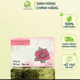 Xà Bông Thảo Dược Hoa Hồng Làm Sạch Bụi Bẩn Phù Hợp Cho Da Nhạy Cảm Dễ Dị Ứng Mẩn Ngứa 100g