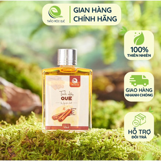  Tinh Dầu Quế Nguyên Chất Thảo Mộc Quê Hương Thơm Ấm Áp Cay Nồng Bảo Vệ Cơ Thể Giảm Sưng Ngứa & Sổ Mũi 50ml