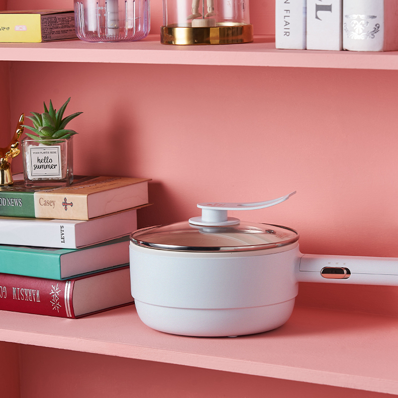 Nồi điện đa năng 1.5L RB-0045 700W chống dính có khay hấp 3 mức nhiệt BH 6 tháng