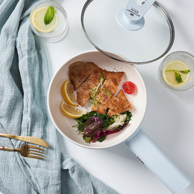 Nồi điện đa năng 1.5L RB-0045 700W chống dính có khay hấp 3 mức nhiệt BH 6 tháng