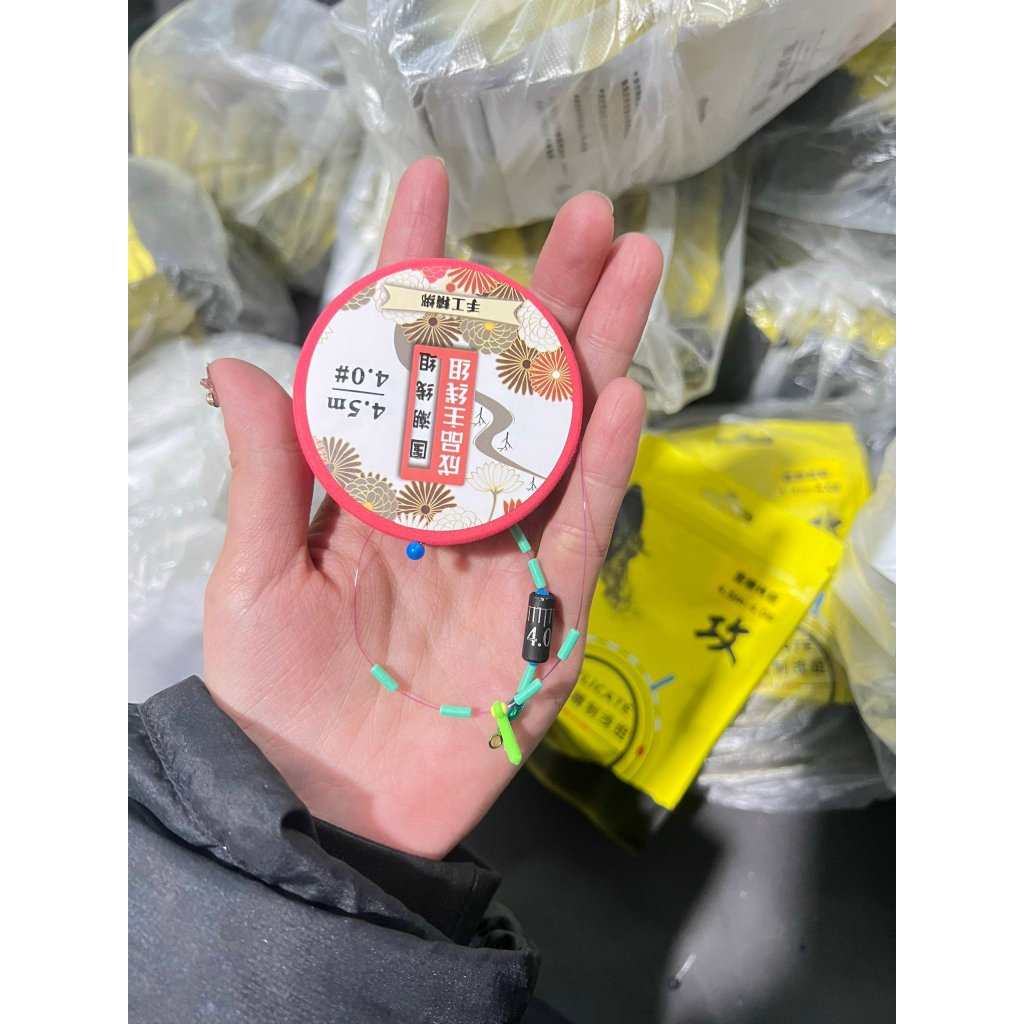 Dây Trục Câu Đài Gwoxyy Buộc Sẵn Chuyên Săn Hàng Cước Câu Cá Tàng Hình Dây Chống Nổ Trục