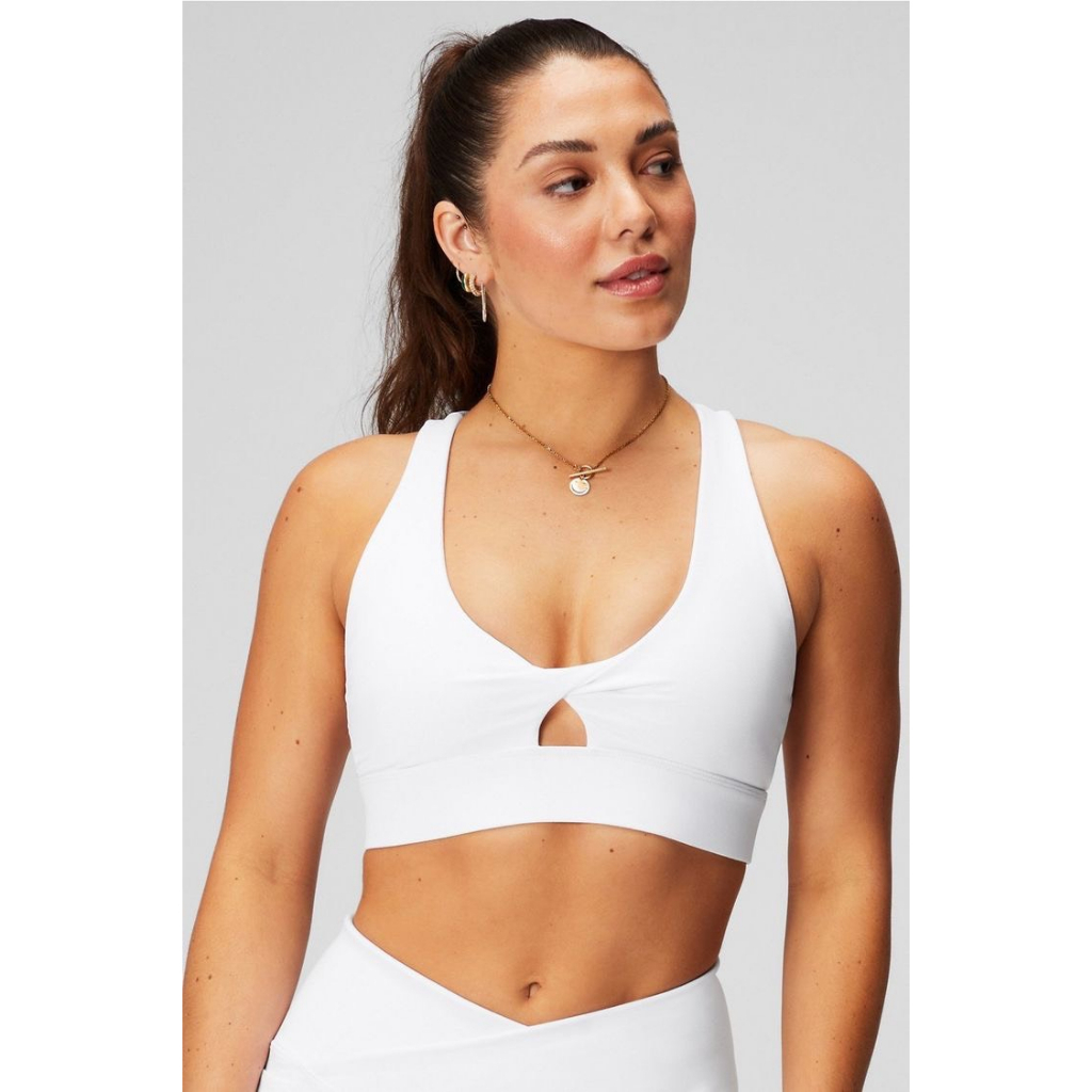 Áo tập thể thao nữ xoắn ngực chéo sau F4bletic xuất khẩu