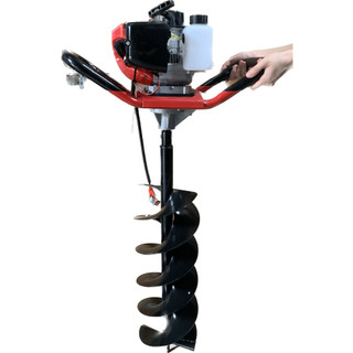 Máy khoan đất 1 người màu xanh 52cc (không mũi)