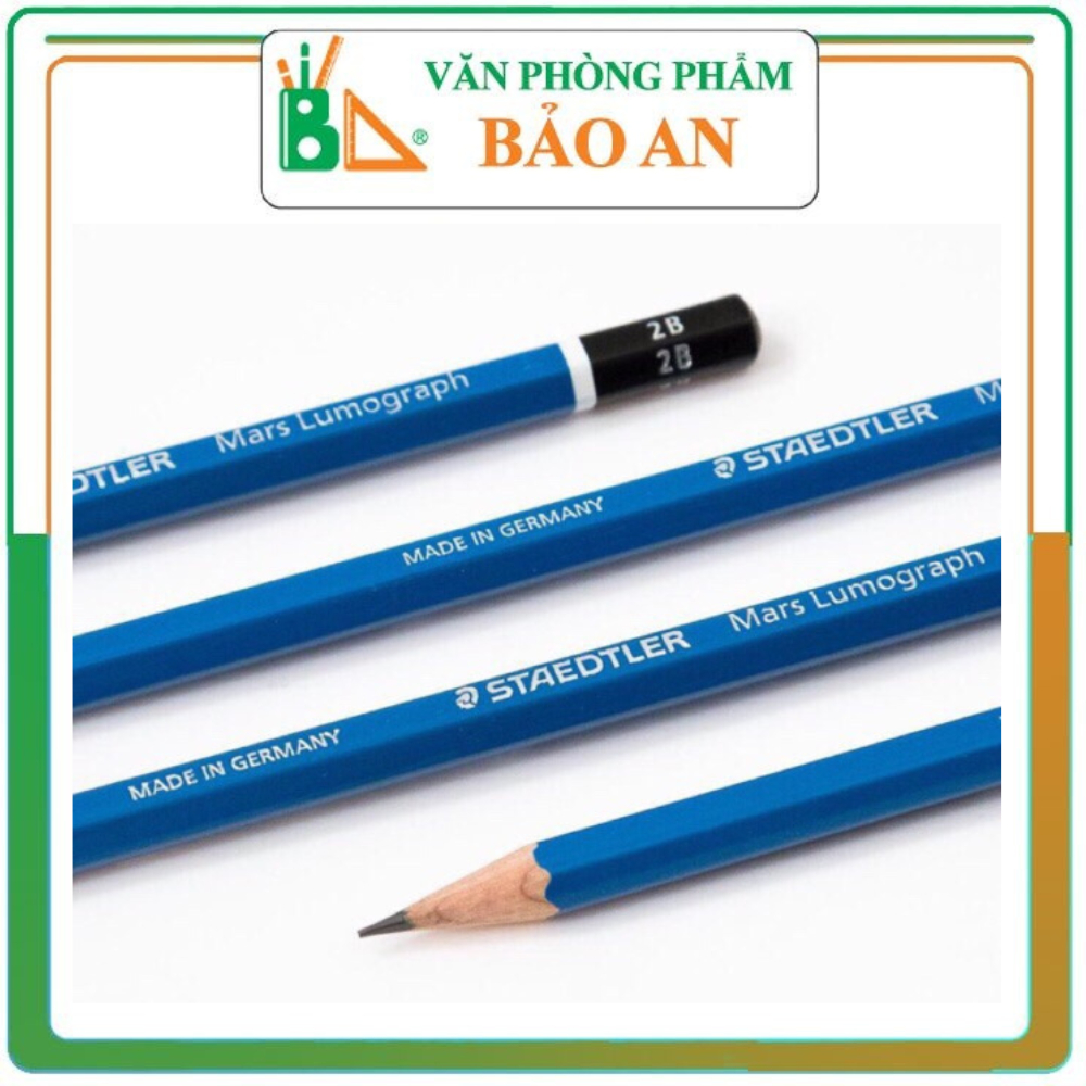 1 chiếc Bút Chì Staedtler 100 - HB - Bút Chì Đức Staedtler 100 HB Xanh Dương