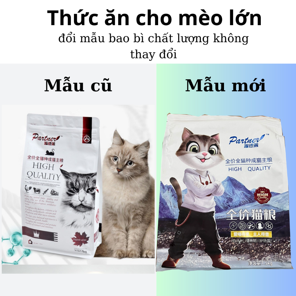 Thức ăn hạt cho mèo trưởng thành