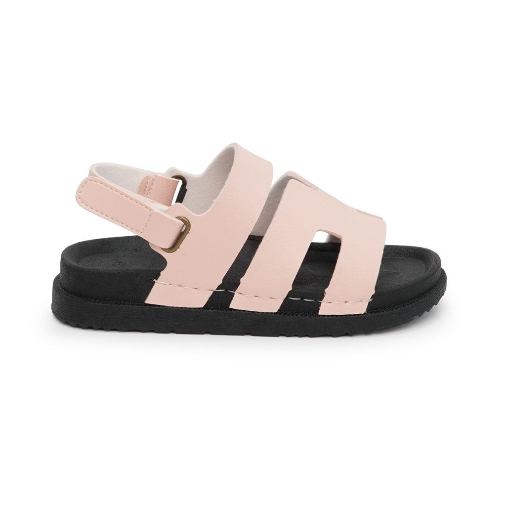 Sandal Nữ Hanatabi 2 Lớp Quai Chứ H May Liền Đế Cao 3cm Mã HNSDX3F824