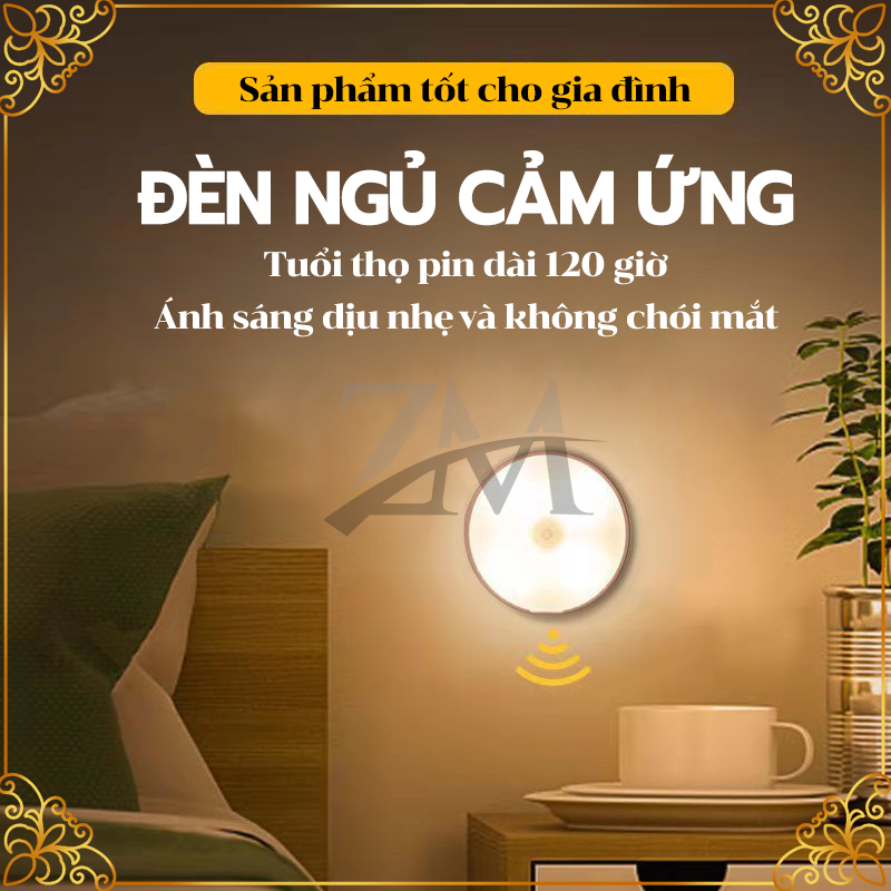 Đèn Cảm Ứng Chuyển Động, Đèn Led Dán Tường Cảm BiếnThông,Minh Gắn Tủ Quần Áo, ứng trong đêm có người đi qua tự động sáng | BigBuy360 - bigbuy360.vn