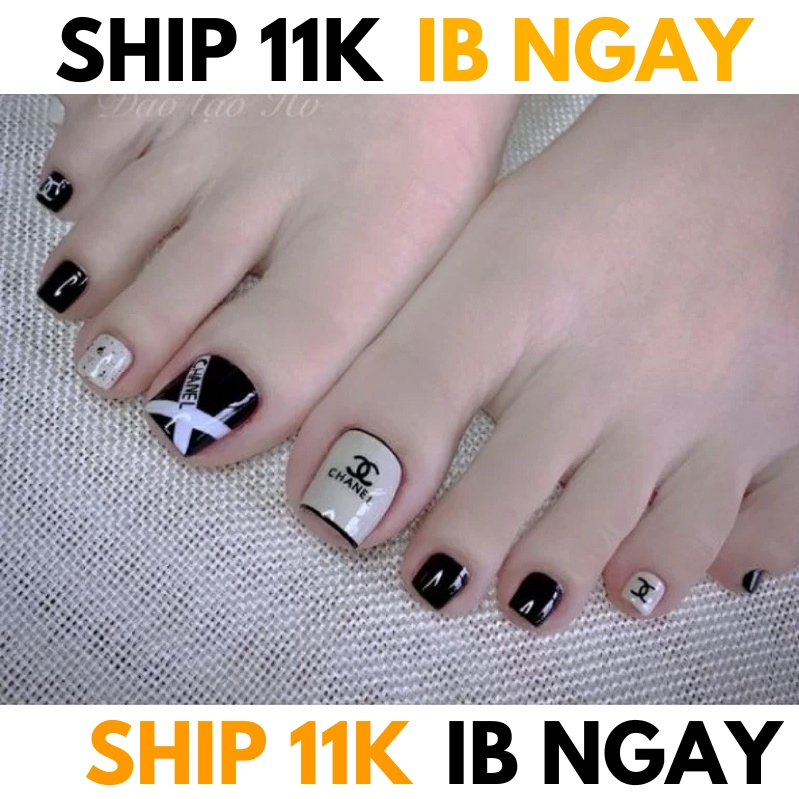 Nail chân thiết kế sale lấy tương tác