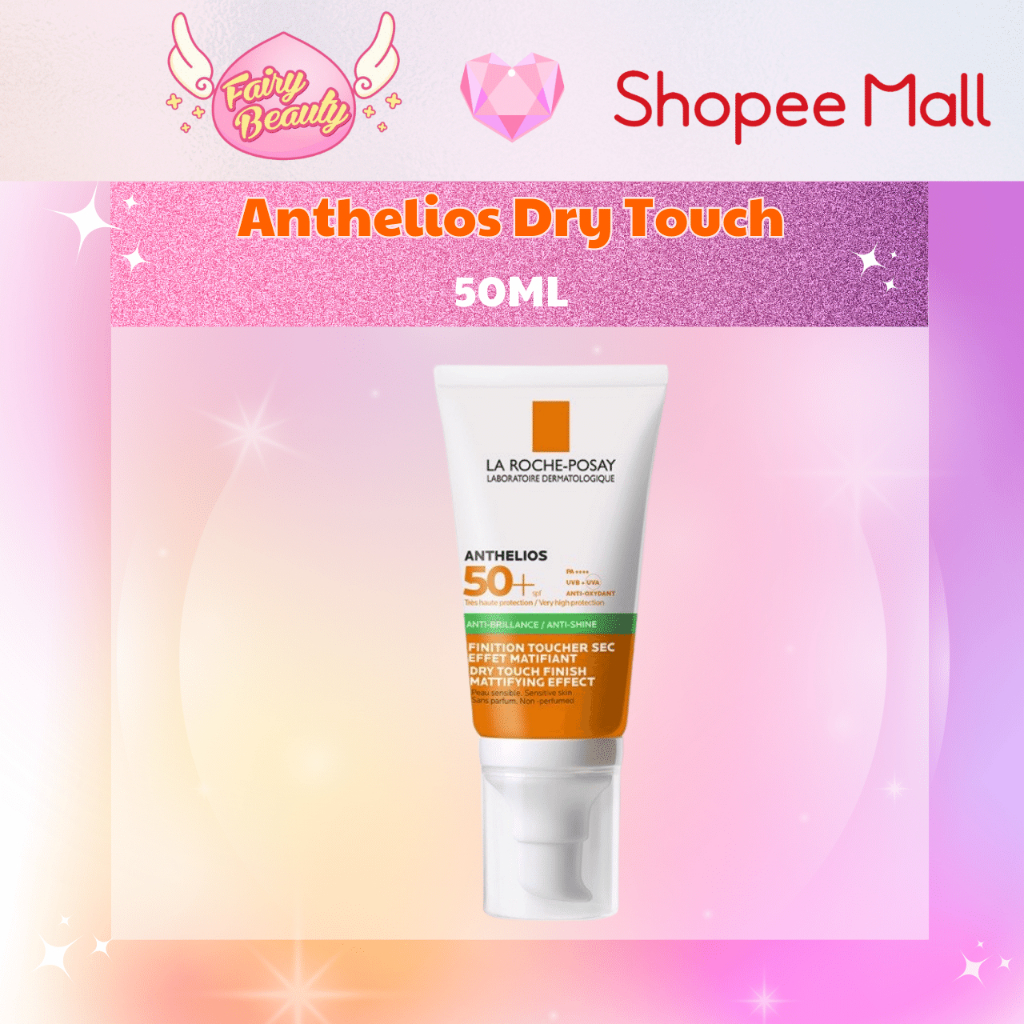 [LA ROCHE-POSAY] Kem Chống Nắng Cho Da Dầu Giúp Kiểm Soát Bóng Nhờn Tối Ưu SPF50+ Anthelios Dry Touch 3/15/50ml