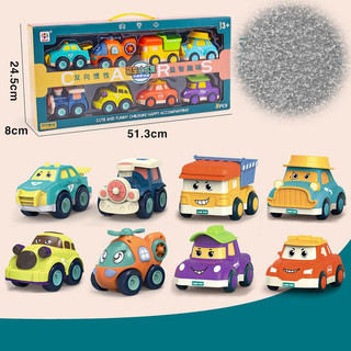 Bộ 8 Đồ chơi trẻ em mô hình xe ô tô,Bộ đồ chơi 8 xe ô tô Poli Đội bay siêu đẳng dễ thương chạy đà nhiều màu sắc