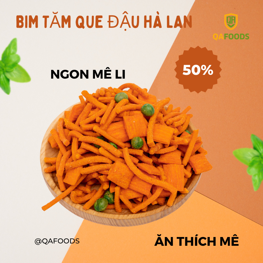 🍭 Bim Bim Tăm Que Đậu Hà Lan_350gr , ĂN LÀ MÊ NGAY - Vệ Sinh ATTP