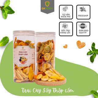 Trái Cây Thập Cẩm Sấy Giòn 270g - Đồ Ăn Vặt Việt Nam - An Toàn Vệ Sinh Thực Phẩm