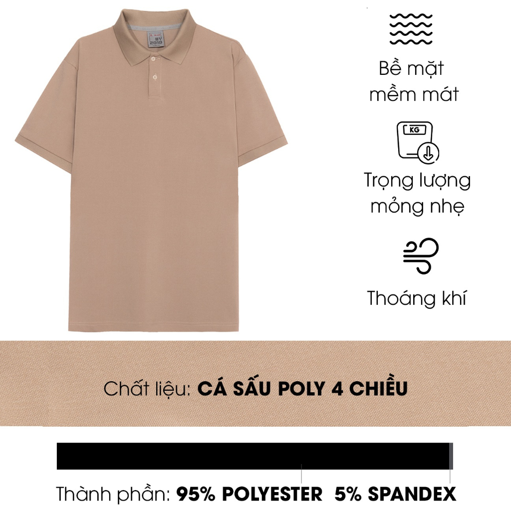 Áo Polo Nam Trơn Đơn Giản Vải Cá Sấu Phù Hợp Đi Làm Đi Học Thương Hiệu Y2010 The Style Of No Style 09 21958 |YaMe|