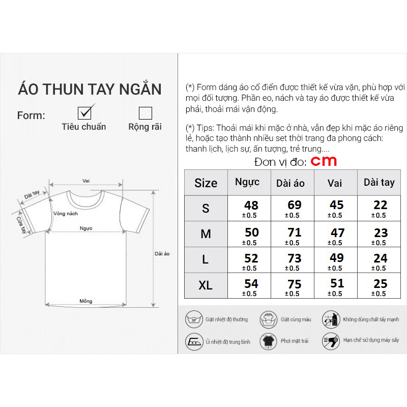 Áo Thun Cotton Nam Tay Ngắn Cổ Tròn Thời Trang Thương Hiệu Y2010 The Style Of No Style 24 21731 |YaMe|