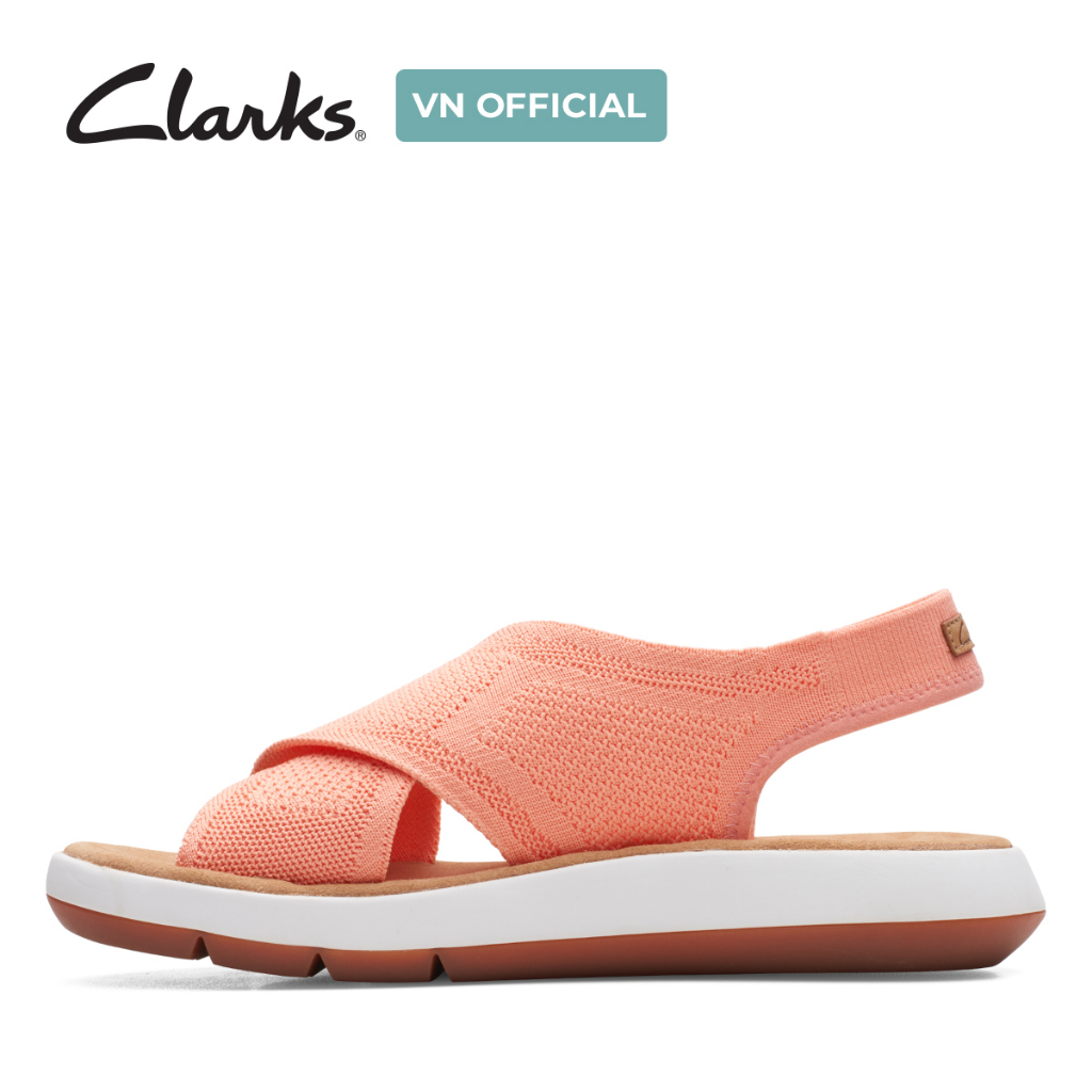 Giày sandals vải nữ CLARKS Jemsa Dash màu Light Coral