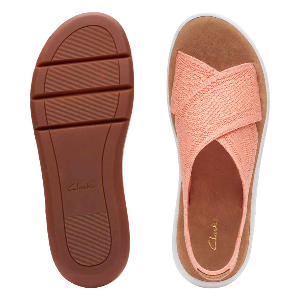 Giày sandals vải nữ CLARKS Jemsa Dash màu Light Coral