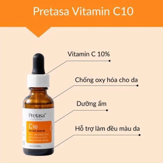 Serum vitamin c10 pretasa - c10 serum 30ml mờ vết thâm