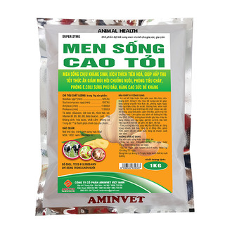 Gói 1kg men sống cao tỏi hàng aminvet