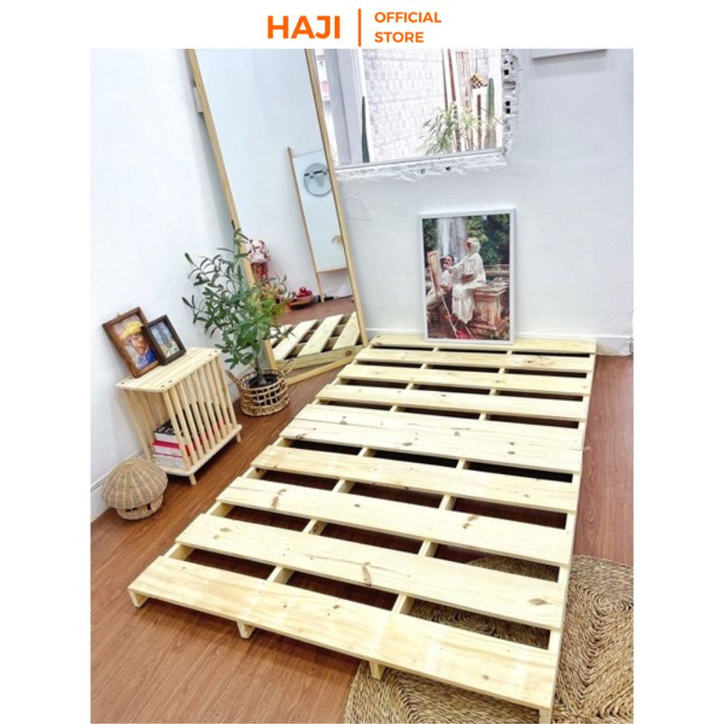 Giường ngủ xếp gọn chống mối mọt kích thước 1m8x2m tiết kiệm diện tích thương hiệu HAJI