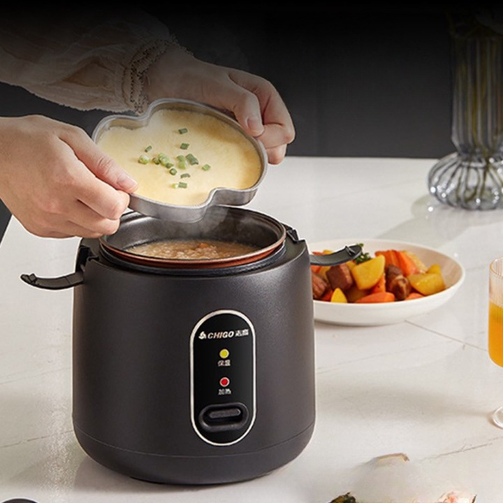 Nồi cơm mini chống dính, nồi hầm cháo, hầm xương đa năng chính hàng Chico bảo hành 12 tháng