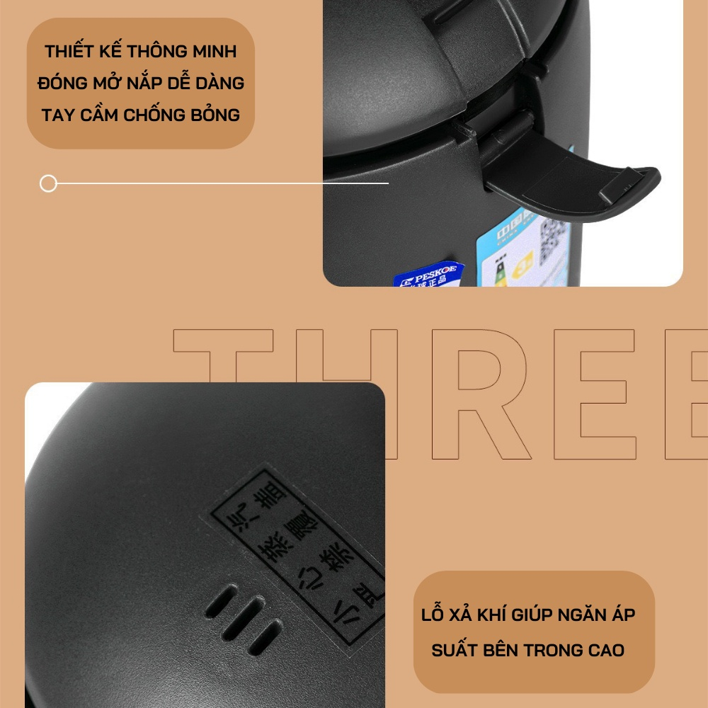 Nồi cơm mini chống dính, nồi hầm cháo, hầm xương đa năng chính hàng Chico bảo hành 12 tháng