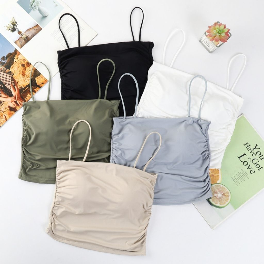 Áo bra nữ 2 dây mảnh gợi cảm đệm mút mỏng ôm ngực chất liệu đúc su thun lạnh mềm mại DEVARI B821