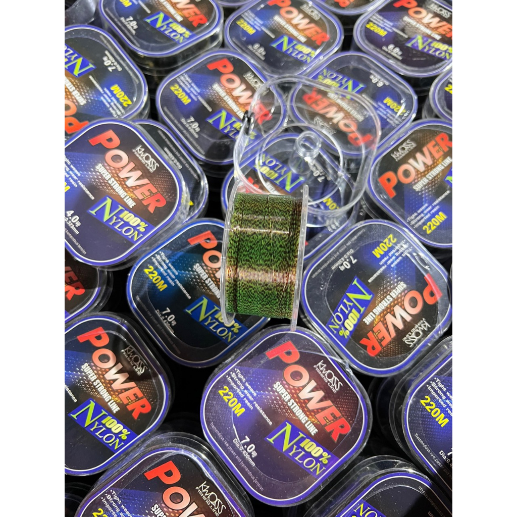 Cước Câu Cá Tàng Hình Dây Câu Cá 100% Nylon Super Power Tải Cá Tốt Dùng Làm Dây Trục Câu Cá