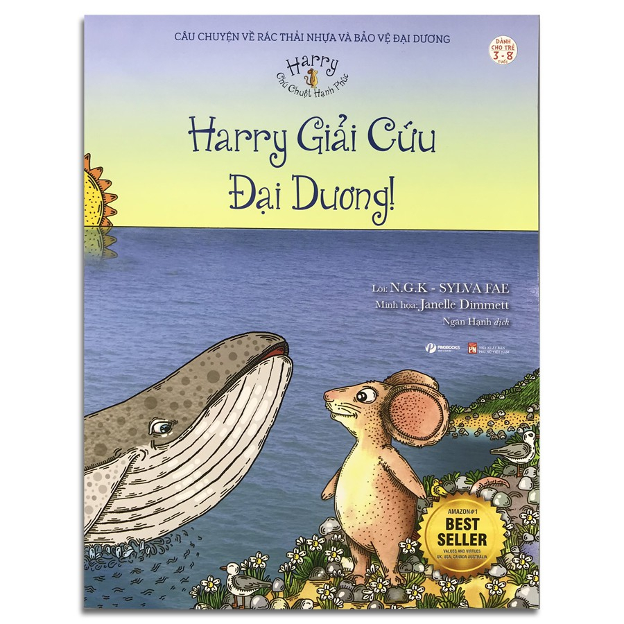 Sách - Harry - Chú chuột hạnh phúc - Harry giải cứu đại dương VZ