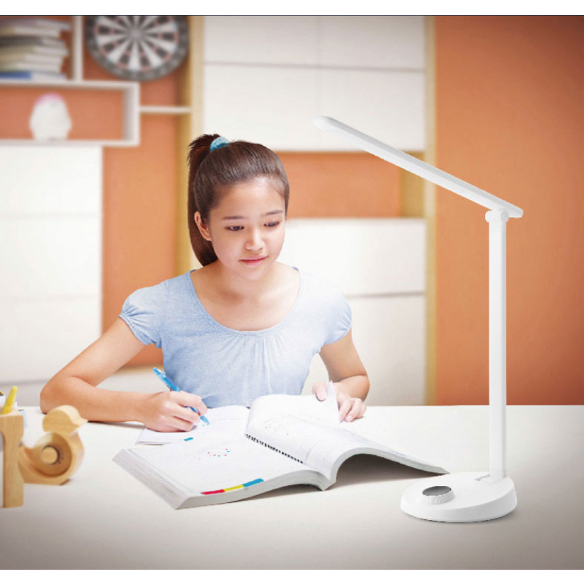 Đèn bàn bảo vệ mắt led philips leverplus 66048, 5.2w 4000k ánh sáng tự nhiên - hàng nhập khẩu chánh hãng