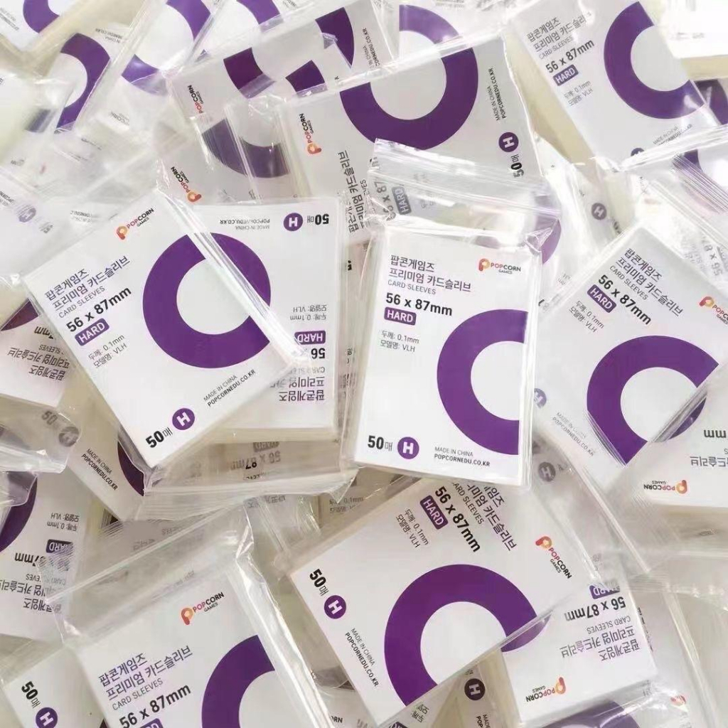 Sleeve Popcorn loại Hard dày đựng Photocard, card, thẻ bài Kpop, Anime