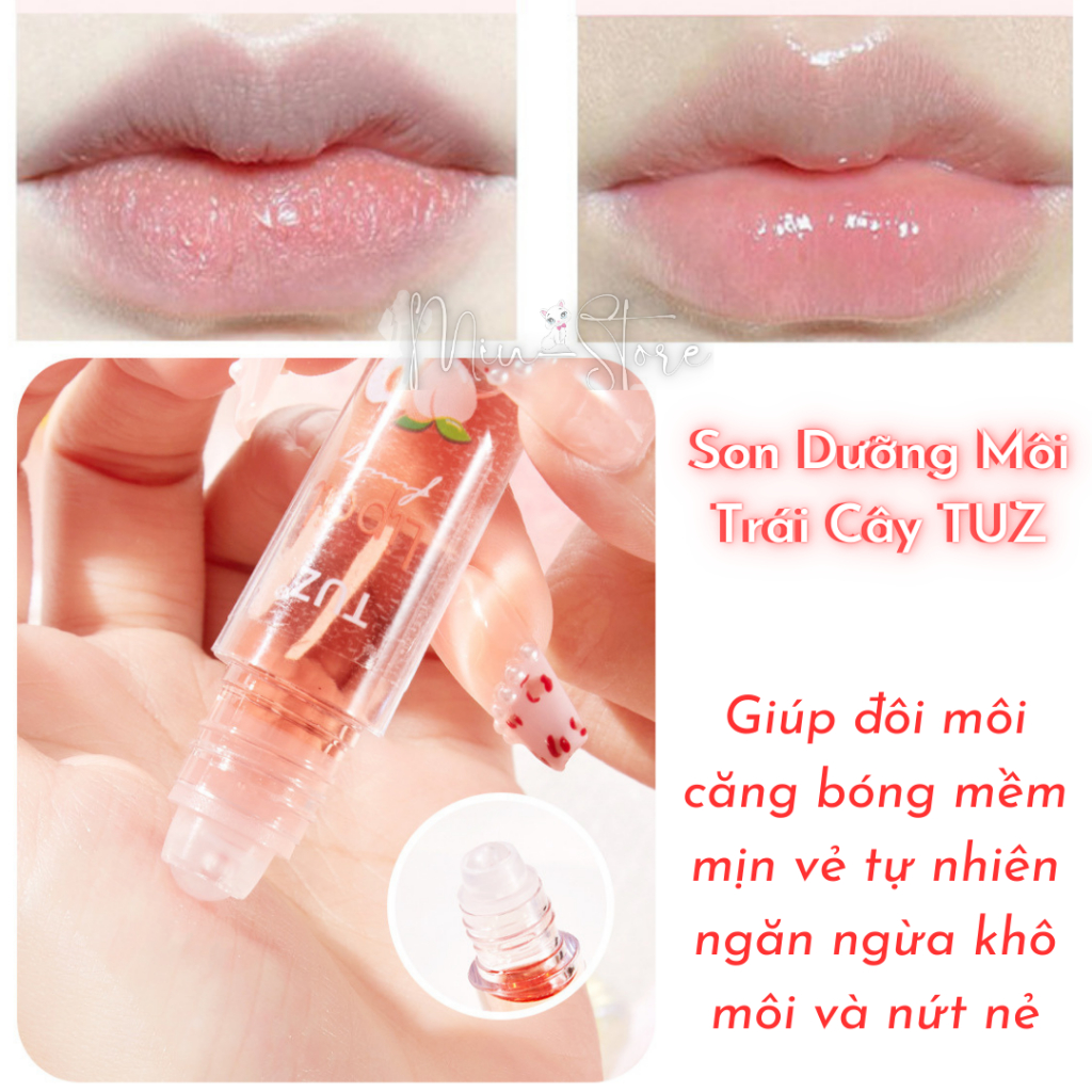 Son Dưỡng Môi Hương Trái Cây Siêu Thơm Chống Khô Môi Nứt Nẻ Nội Địa Trung