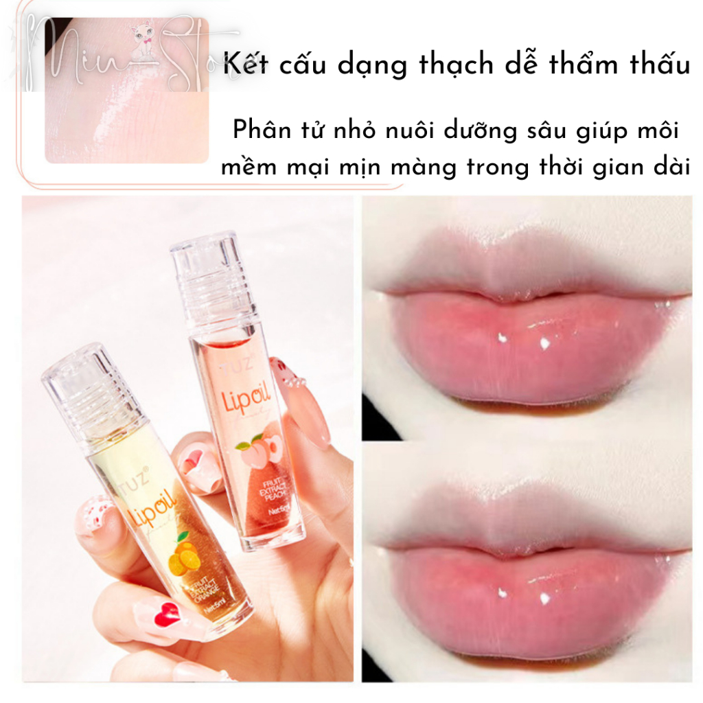 Son Dưỡng Môi Hương Trái Cây Siêu Thơm Chống Khô Môi Nứt Nẻ Nội Địa Trung
